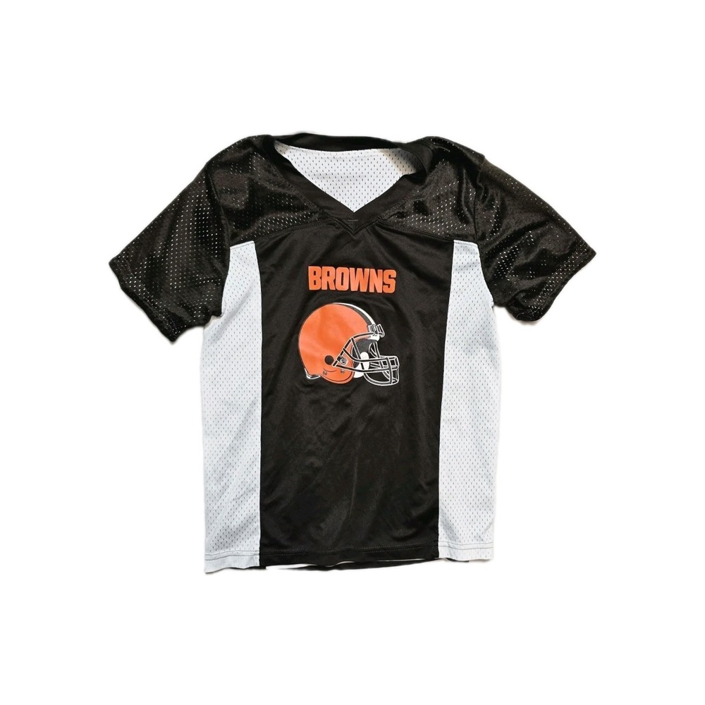 nfl CLEVELAND BROWNS reversible jersey‎ youth Large Revirsable